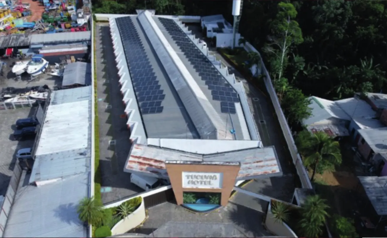 Projeto de energia solar Tucumã Motel